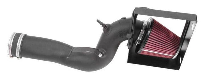 K&N 13-15 Ford Fusion 1.6L EcoBoost Air Charger Performance Intake - Bull Strap