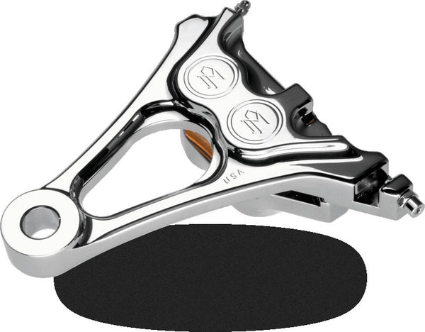 Performance Machine Rear Brake 1 Pc 125x4R - Chrome - Bull Strap