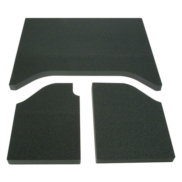 DEI 07-10 Jeep Wrangler JK 2-Door Boom Mat Headliner - 3 Piece - Black - Bull Strap