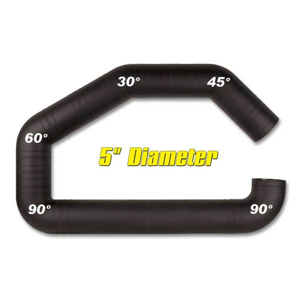 Airaid U-Build-It - 5in Intake Tube - Bull Strap