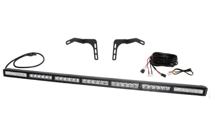Diode Dynamics 14-21 Toyota Tundra SS42 Stealth Lightbar Kit - White Combo - Bull Strap