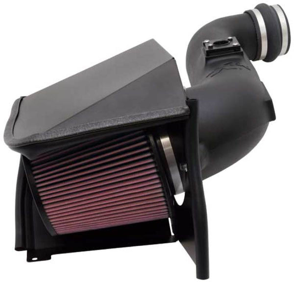 K&N 06 Chevy Silverado/GMC Sierra 2500HD/3500 V8-6.6L Performance Intake Kit - Bull Strap