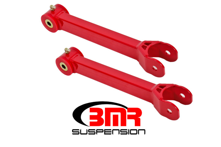 BMR 16-17 6th Gen Camaro Non-Adj. Upper Trailing Arms (Polyurethane) - Red - Bull Strap