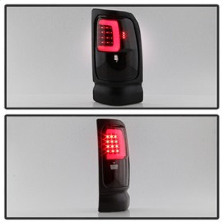 xTune Dodge Ram 1500 94-01 Tail Lights - Light Bar LED - Black ALT-ON-DRAM94V3-LBLED-BSM - Bull Strap
