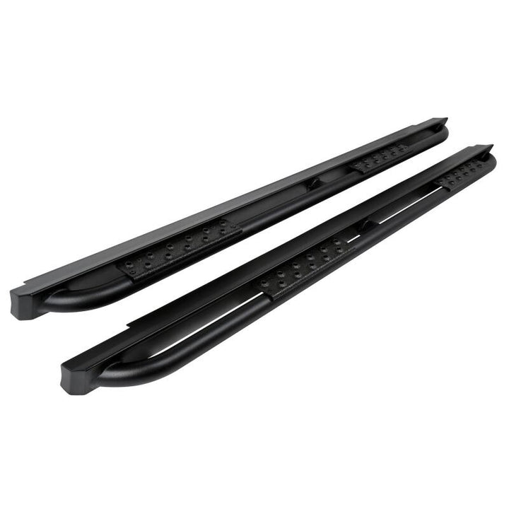 Westin 21-23 Ford Bronco 4dr (Excl. Bronco Sport) Rock Slider - Textured Black - Bull Strap