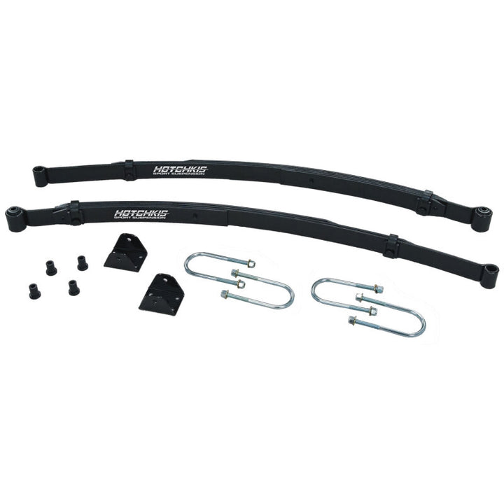 Hotchkis 67-76 Dodge A-Body 1in Drop Geometry Corrected Sport Leaf Springs - Bull Strap