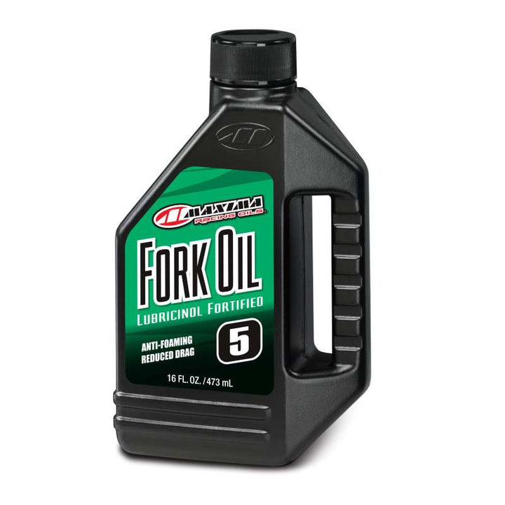 Maxima Fork Oil Standard Hydraulic 5wt - 16oz - Bull Strap