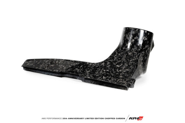 AMS Performance 2015+ VW Golf R MK7 Chopped Carbon Fiber Intake - Bull Strap