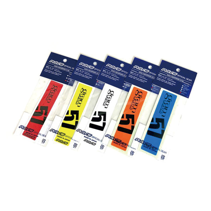 Gram Lights Wheel Spoke Sticker Red - Bull Strap