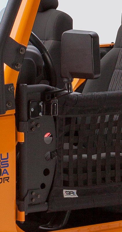 Body Armor 4x4 Mirror Set For Trail Doors - Bull Strap