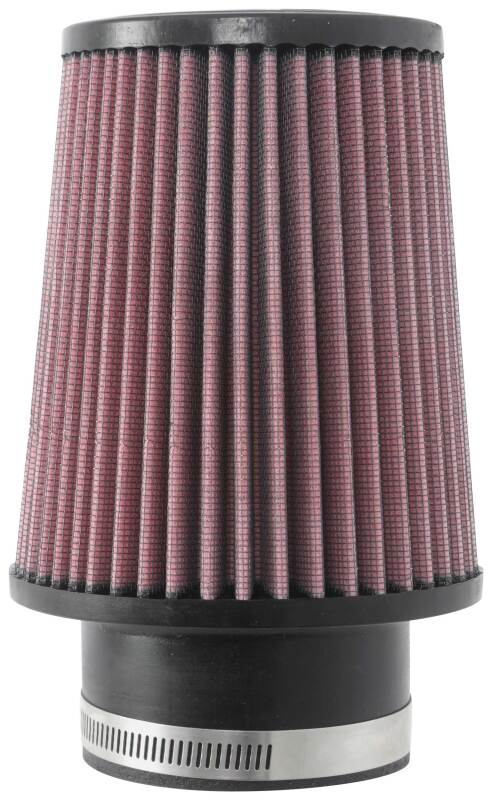 K&N Universal Clamp-On Air Filter 3in FLG 5in B 4in T 6in H - Bull Strap
