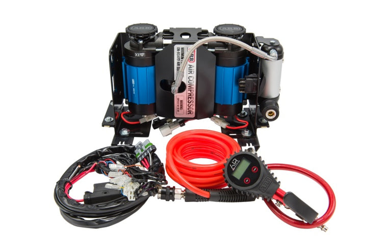 ARB High Performance Twin On-Board Compressor Kit - 12V - Bull Strap