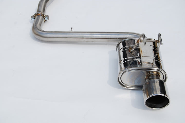 Invidia 2022+ Honda Civic Sport (2.0N/A) 60mm Q300 Cat Back Exhaust - Rolled SS Tips - Bull Strap