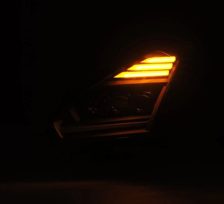 AlphaRex 09-25 Nissan GT-R NOVA-Series LED Projector Headlights - Bull Strap