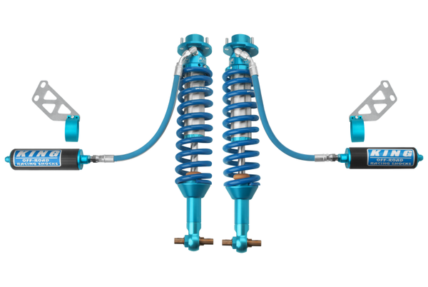 King Shocks 2021 Ford Bronco Front 2.5 Dia Remote Reservoir Shock (Pair) - Bull Strap