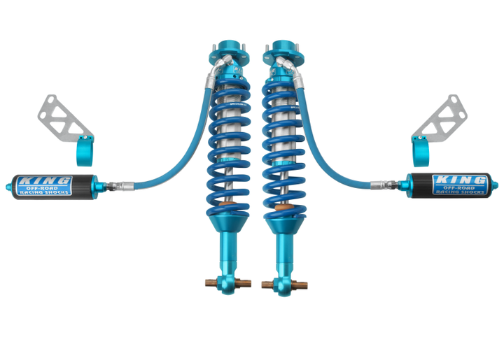King Shocks 2021 Ford Bronco Front 2.5 Dia Remote Reservoir Shock (Pair) - Bull Strap