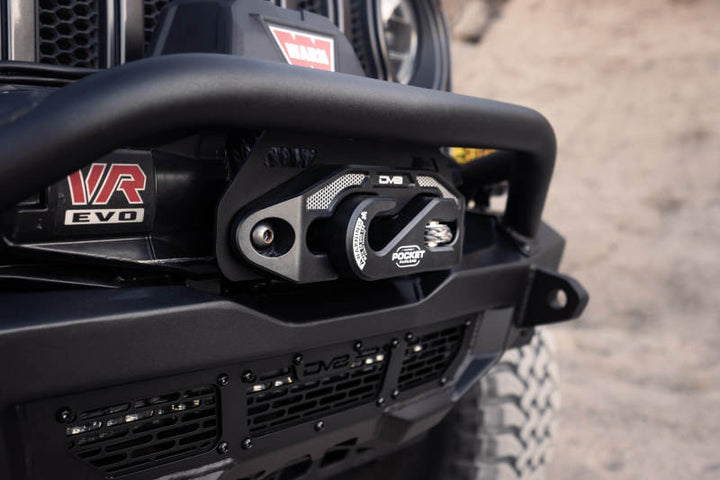 DV8 Offroad Pocket Fairlead For Synthetic Rope Winches - Bull Strap