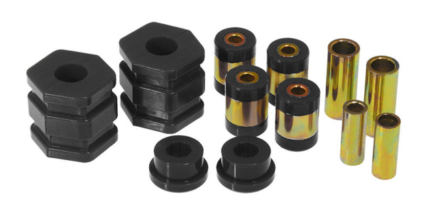 Prothane 96-00 Honda Civic Front Upper/Lower Control Arm Bushings - Black - Bull Strap