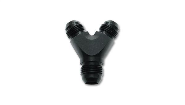 Vibrant -4AN x -4AN x -4AN Y-Adapter Fitting - Aluminum - Bull Strap