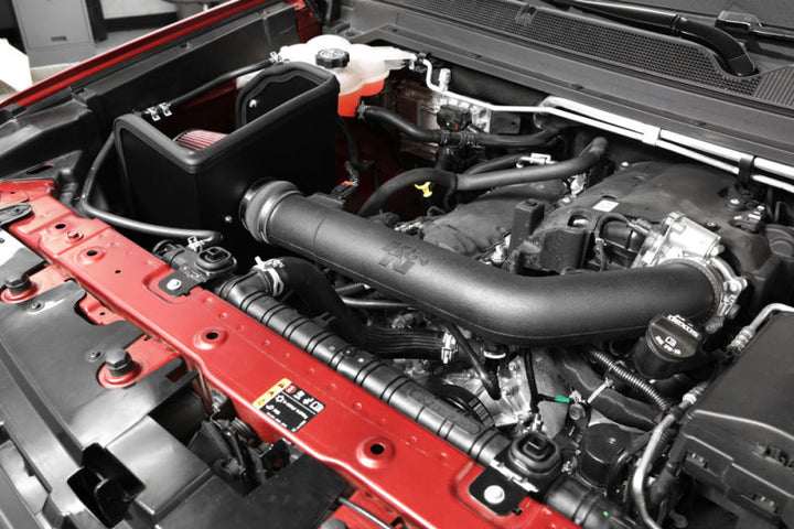 K&N 17-18 Chevrolet Colorado V6-3.6L F/I AirCharger Performance Intake - Bull Strap