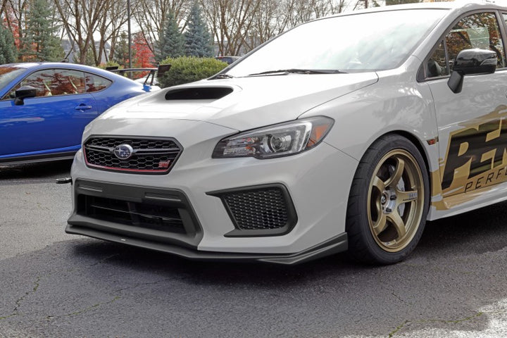 PERRIN 18-21 Subaru WRX & STI / 13-25 BRZ / 17-20 Toyota 86 Tow Hook Kit (Front) - Flat Black - Bull Strap