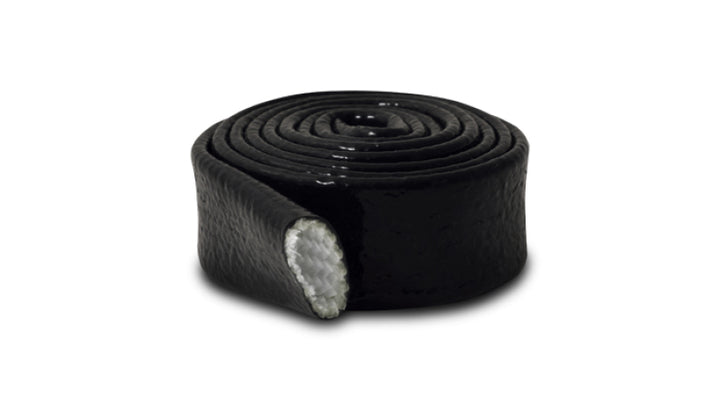Vibrant 3/4in O.D. Heat Protect Flexible Sleeving (5 foot length) Black - Bull Strap