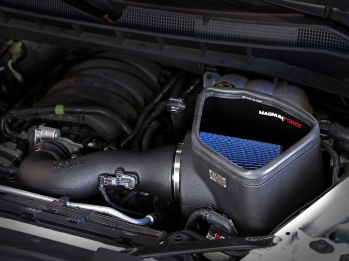 aFe Magnum FORCE Stage-2 Pro 5R Cold Air Intake System 2019 GM Silverado/Sierra V8 6.2L - Bull Strap