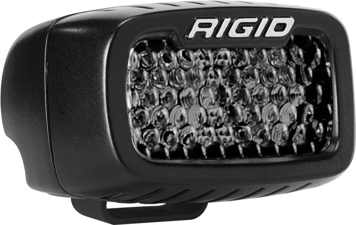 Rigid Industries SR-M Series PRO Midnight Edition - Spot - Diffused - Pair - Bull Strap