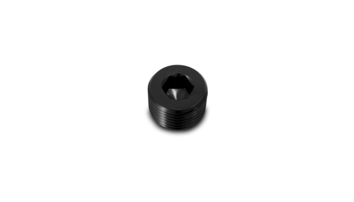 Vibrant 1/2in NPT Socket Pipe Plugs - Aluminum - Bull Strap
