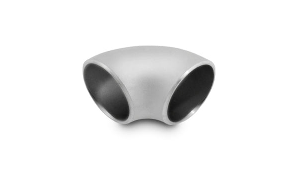 Vibrant 2.5in Nom. Schedule-10 T304 SS Tight Radius 90 deg. Elbow - Bull Strap