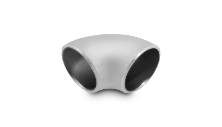 Vibrant 2.5in Nom. Schedule-10 T304 SS Tight Radius 90 deg. Elbow - Bull Strap