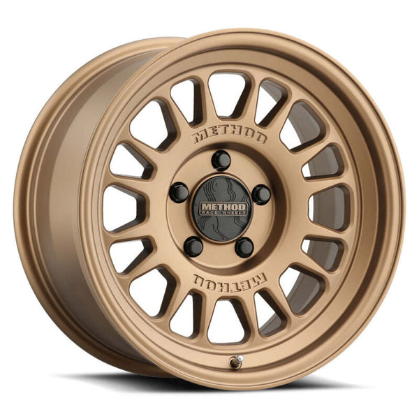 Method MR318 17x8.5 0mm Offset 6x5.5 106.25mm CB - Method Bronze Wheel - Bull Strap