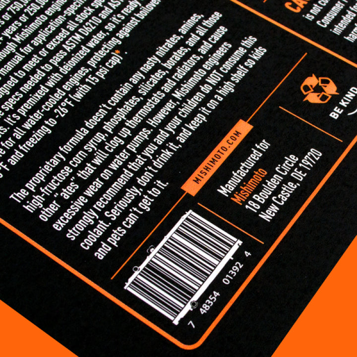 Mishimoto Liquid Chill Synthetic Engine Coolant - Premixed - Bull Strap