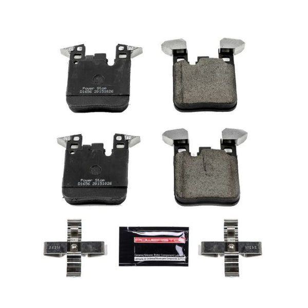 Power Stop 14-16 BMW 228i Rear Z23 Evolution Sport Brake Pads w/Hardware - Bull Strap