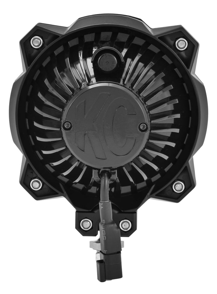 KC HiLiTES 6in. Pro6 Gravity LED Light 20w Single Mount Wide-40 Beam (Pair Pack System) - Bull Strap