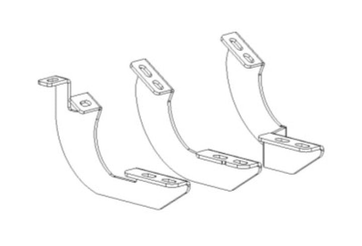 Go Rhino 24-25 Lexus GX550 Brackets for V-Series V3 RB Side Steps - Bull Strap