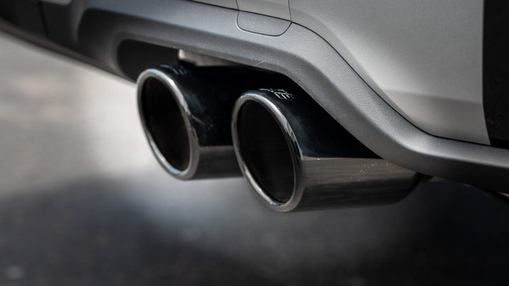 Borla 20-22 Hyundai Palisade/2023 Kia Telluride 3.8L V6 S-Type Axle-Back Exhaust w/ Black Chrome Tip - Bull Strap