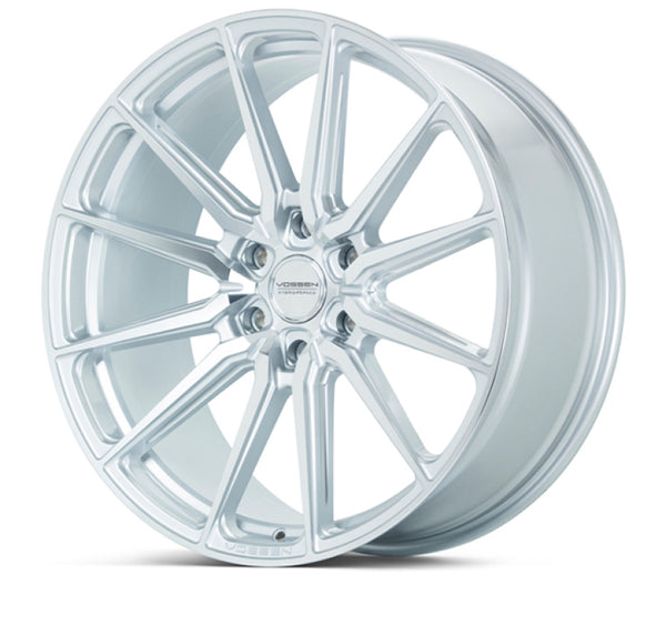 Vossen HF6-1 22x9.5 / 6x135 / ET20 / Deep Face / 87.1 - Silver Polished Wheel - Bull Strap