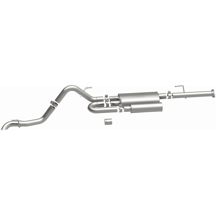 MagnaFlow Stainless Overland Cat-Back Exhaust 16-21 Toyota Tacoma - Bull Strap