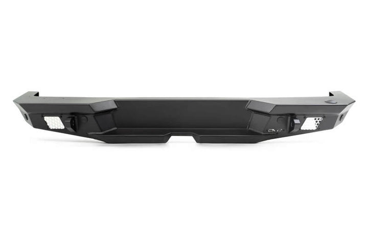 DV8 Offroad 2018 Jeep Wrangler JL MTO Series Rear Bumper w/ Optional Tire Carrier - Bull Strap