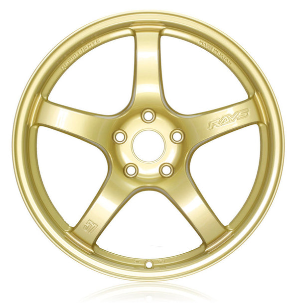 Gram Lights 57CR 18x9.5 +38 5x114.3 E8 Gold Wheel (Min Order Qty 20) - Bull Strap
