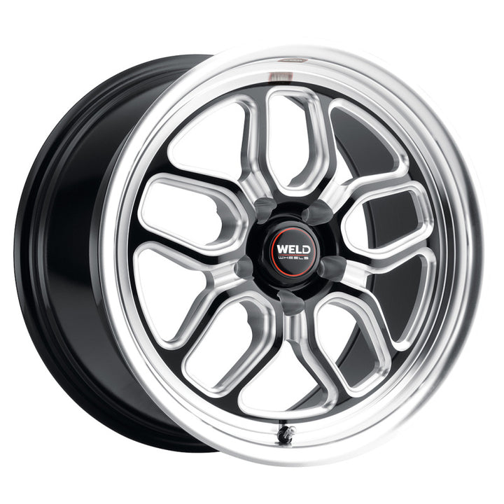 Weld Racing 17x5 Laguna Drag 5x114.3 ET -21 BS2.15 Gloss BLK MIL DIA 78.1 - Bull Strap