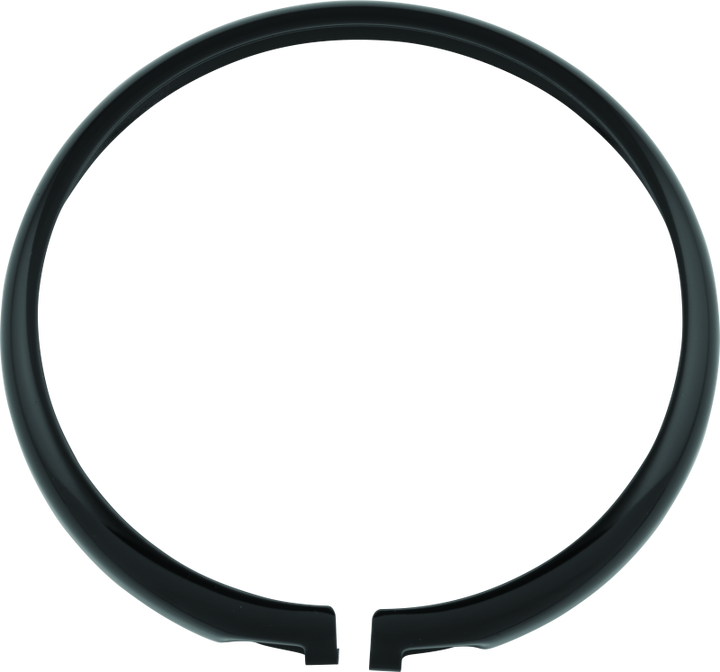 Bikers Choice 5-3/4 Headlight Replacement Black Trim Ring - Bull Strap