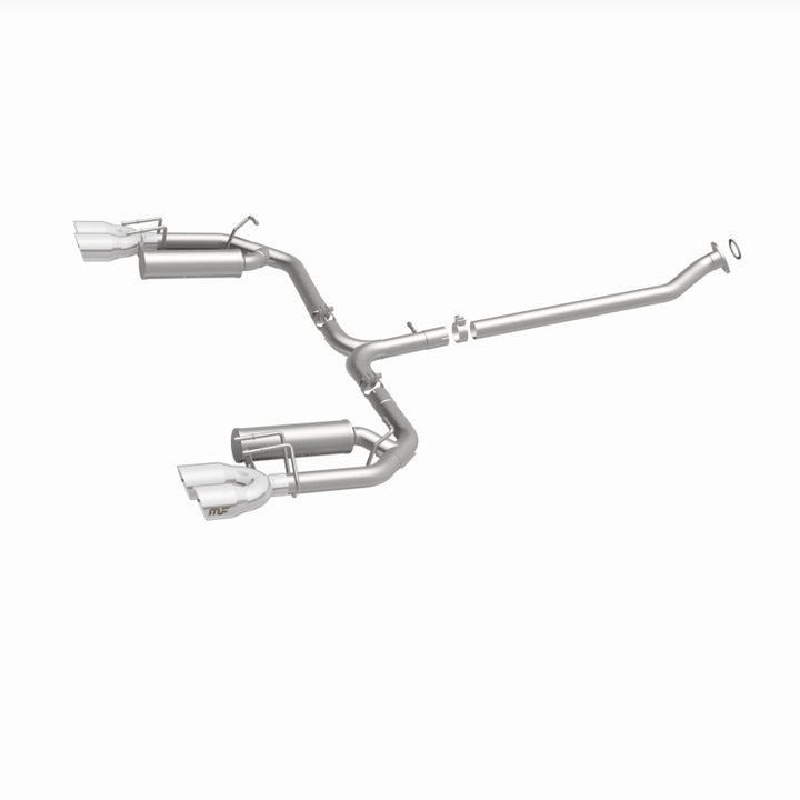 MagnaFlow 18-19 Toyota Camry XSE 2.5L (FWD) Street Series Cat-Back Exhaust w/4in Polished Quad Tips - Bull Strap