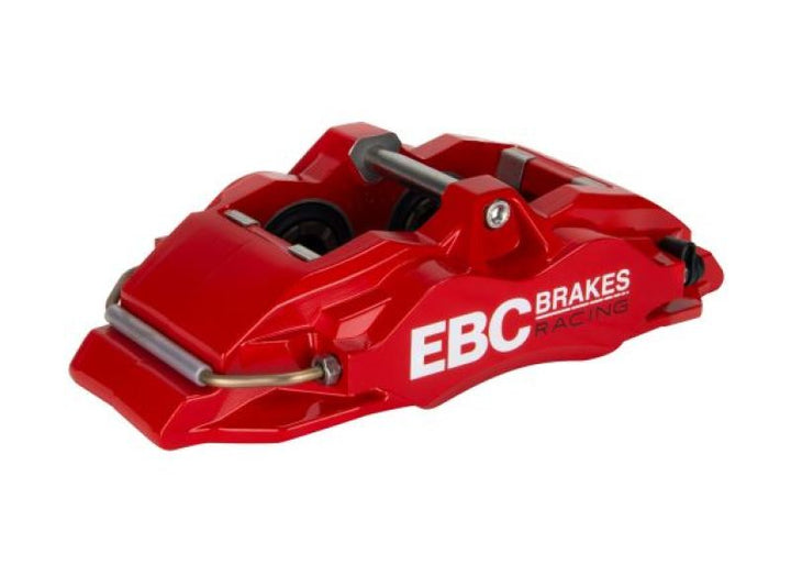 EBC Racing 05-11 Ford Focus ST (Mk2) Front Left Apollo-4 Red Caliper - Bull Strap