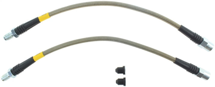 StopTech 00-04 BMW M5 (E39) SS Rear Brake Lines - Bull Strap