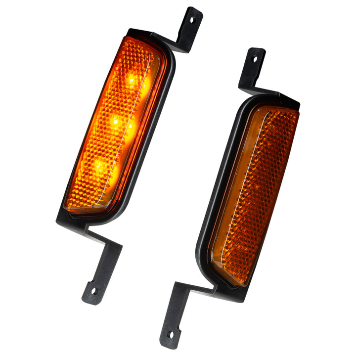 Oracle 2021+ Ford Bronco Oculus  Bi-LED Projector Headlights - Amber/White Switchback - Bull Strap