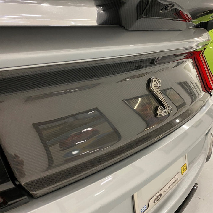Ford Racing 20-22 Mustang GT500 Deck Lid Trim Panel - Bull Strap