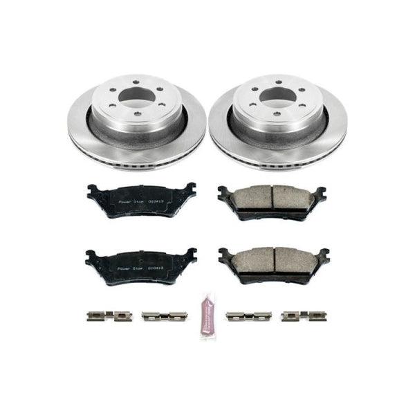 Power Stop 12-18 Ford F-150 Rear Autospecialty Brake Kit - Bull Strap