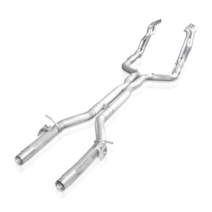 Stainless Works 2016-18 Camaro SS Headers 2in Primaries 3in High-Flow Cats X-Pipe AFM Delete - Bull Strap